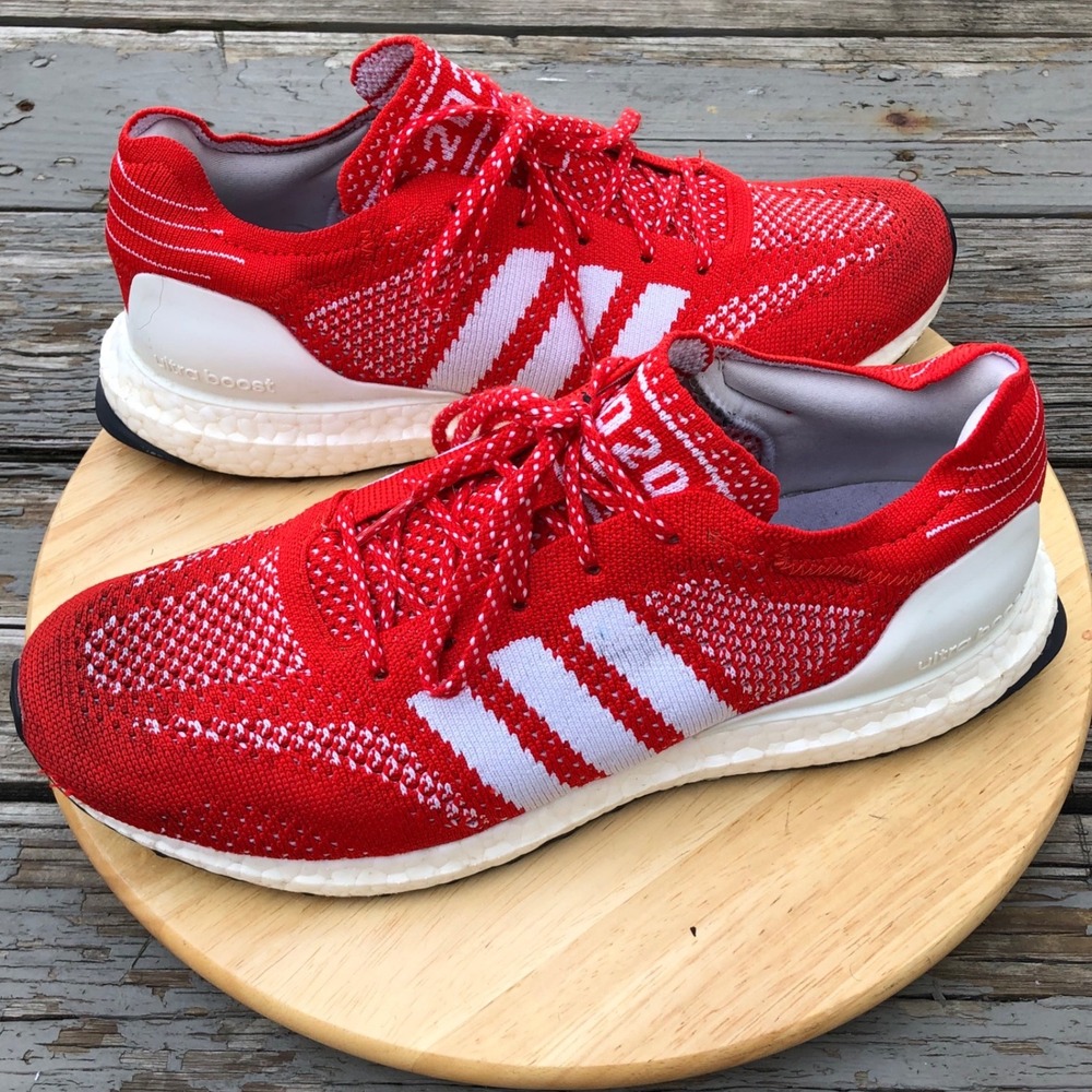 Adidas UltraBoost DNA 5.0 FV6053 Mens Size 9.5 Active Red 2020 Running Shoes Gym